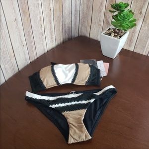 Pilyq strapless bikini set